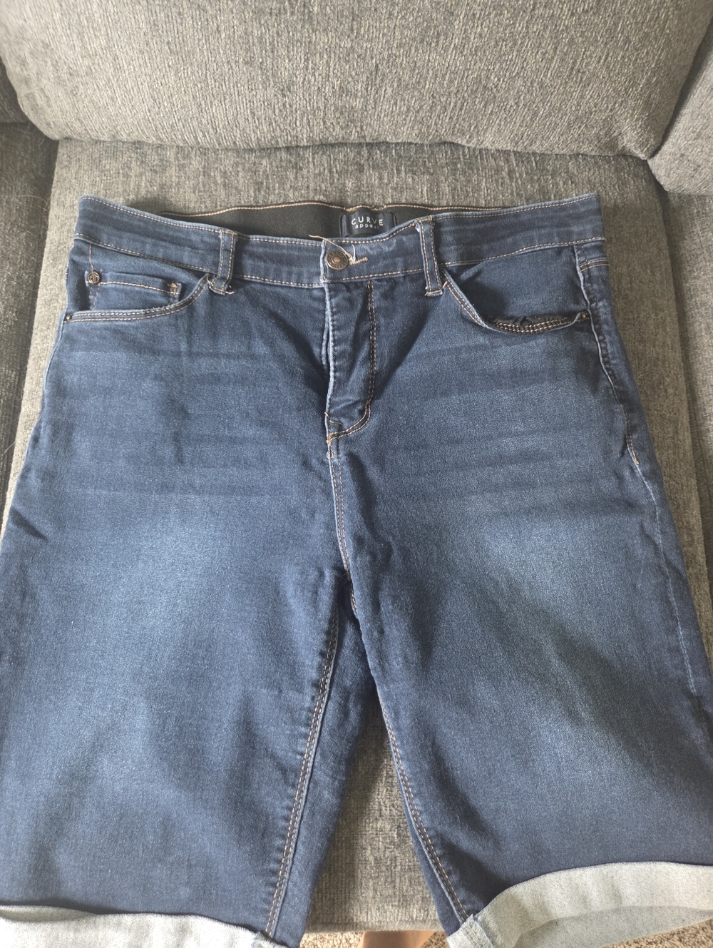 Cure Denim Women's Dark Blue Jean Shorts